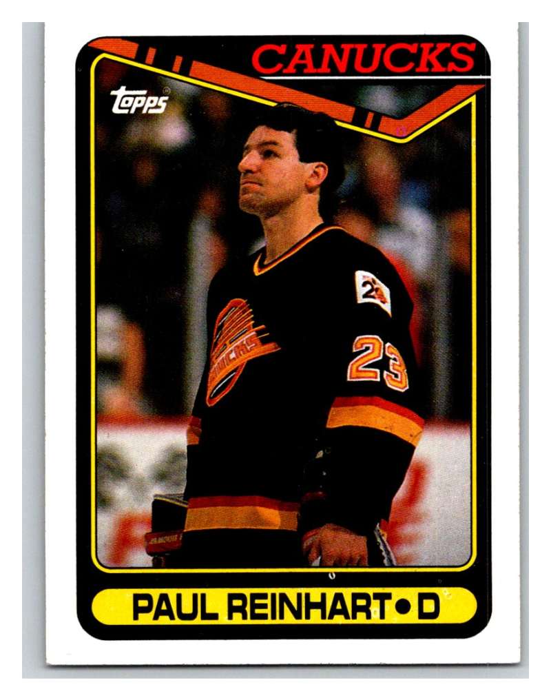 1990-91 Topps #293 Paul Reinhart Mint Image 1