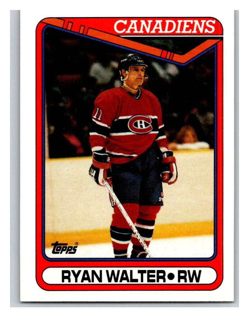 1990-91 Topps #296 Ryan Walter Mint Image 1