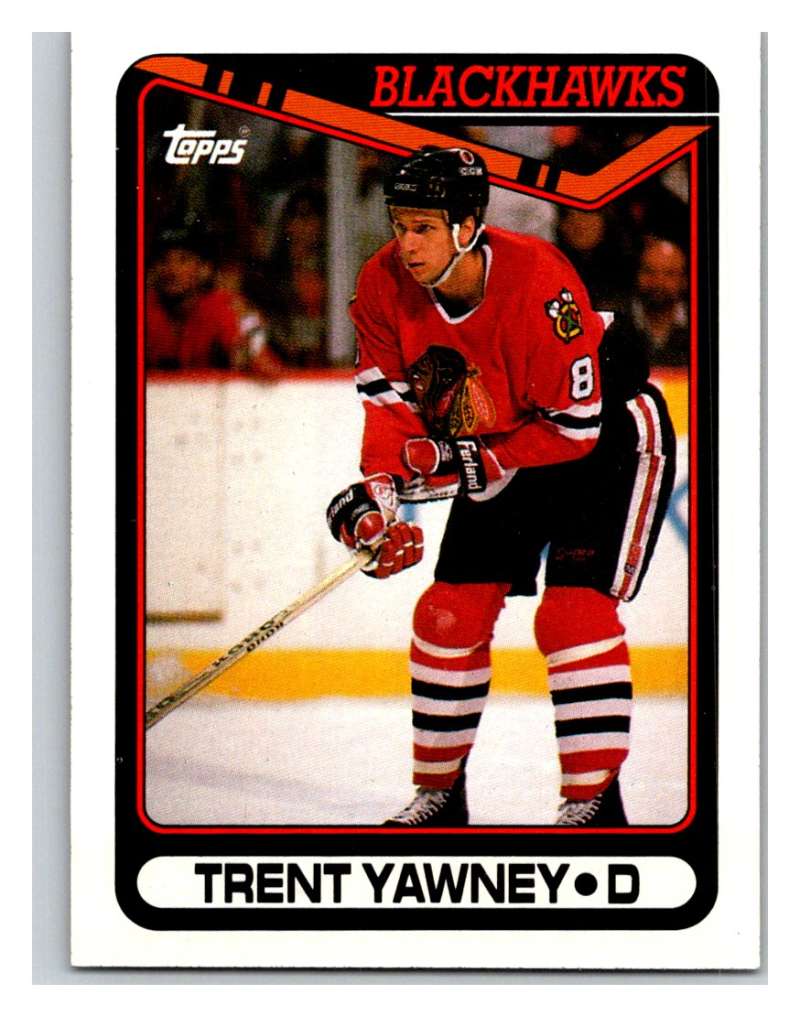 1990-91 Topps #297 Trent Yawney Mint Image 1