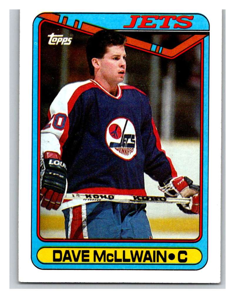 1990-91 Topps #299 Dave McLlwain Mint Image 1
