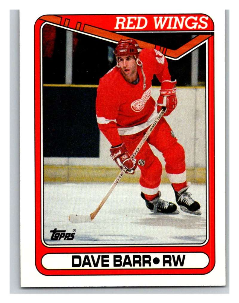 1990-91 Topps #308 Dave Barr Mint Image 1