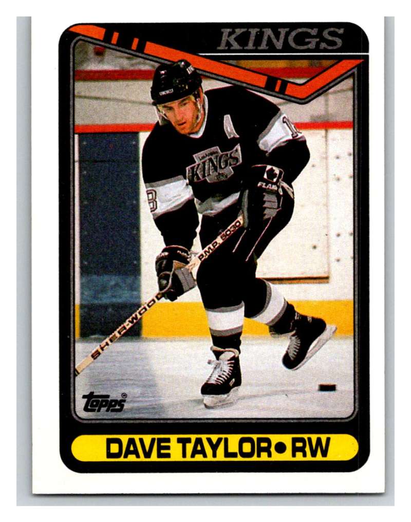 1990-91 Topps #314 Dave Taylor Mint Image 1