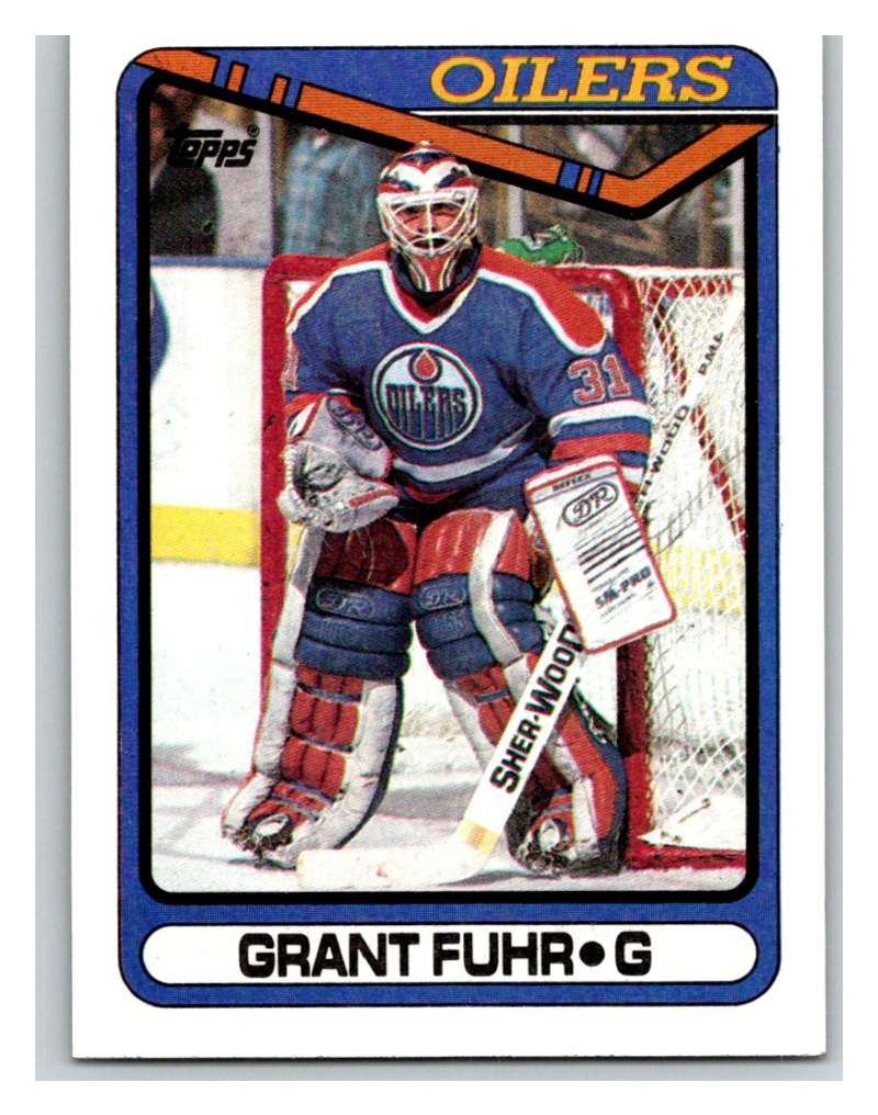 1990-91 Topps #321 Grant Fuhr Mint Image 1