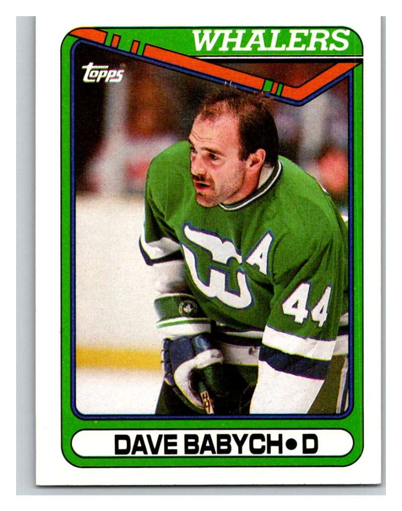 1990-91 Topps #328 Dave Babych Mint Image 1
