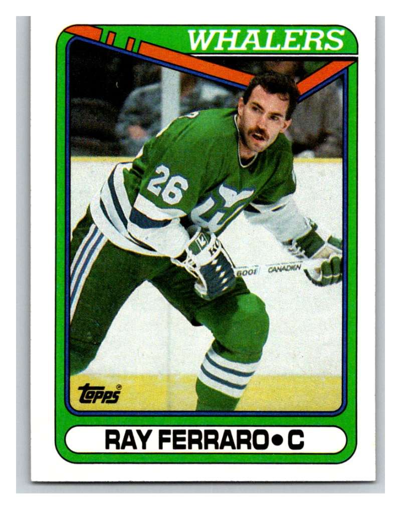 1990-91 Topps #336 Ray Ferraro Mint Image 1