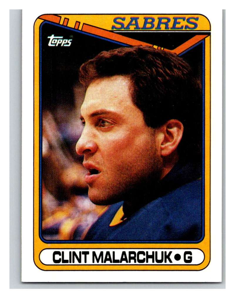 1990-91 Topps #371 Clint Malarchuk Mint Image 1
