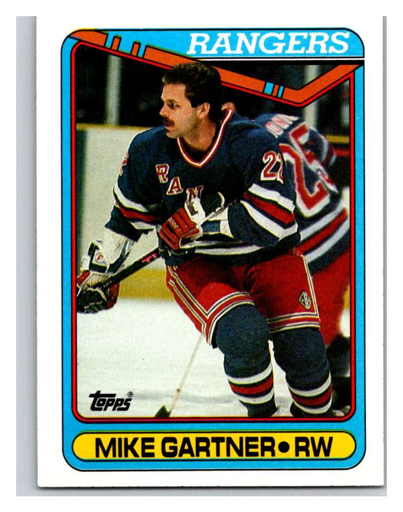 1990-91 Topps #373 Mike Gartner Mint Image 1