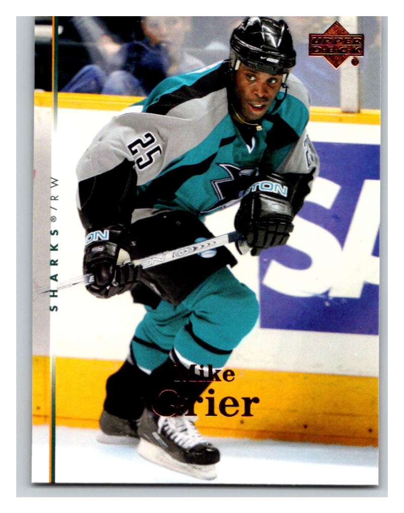 2007-08 Upper Deck #80 Mike Grier Sharks Image 1