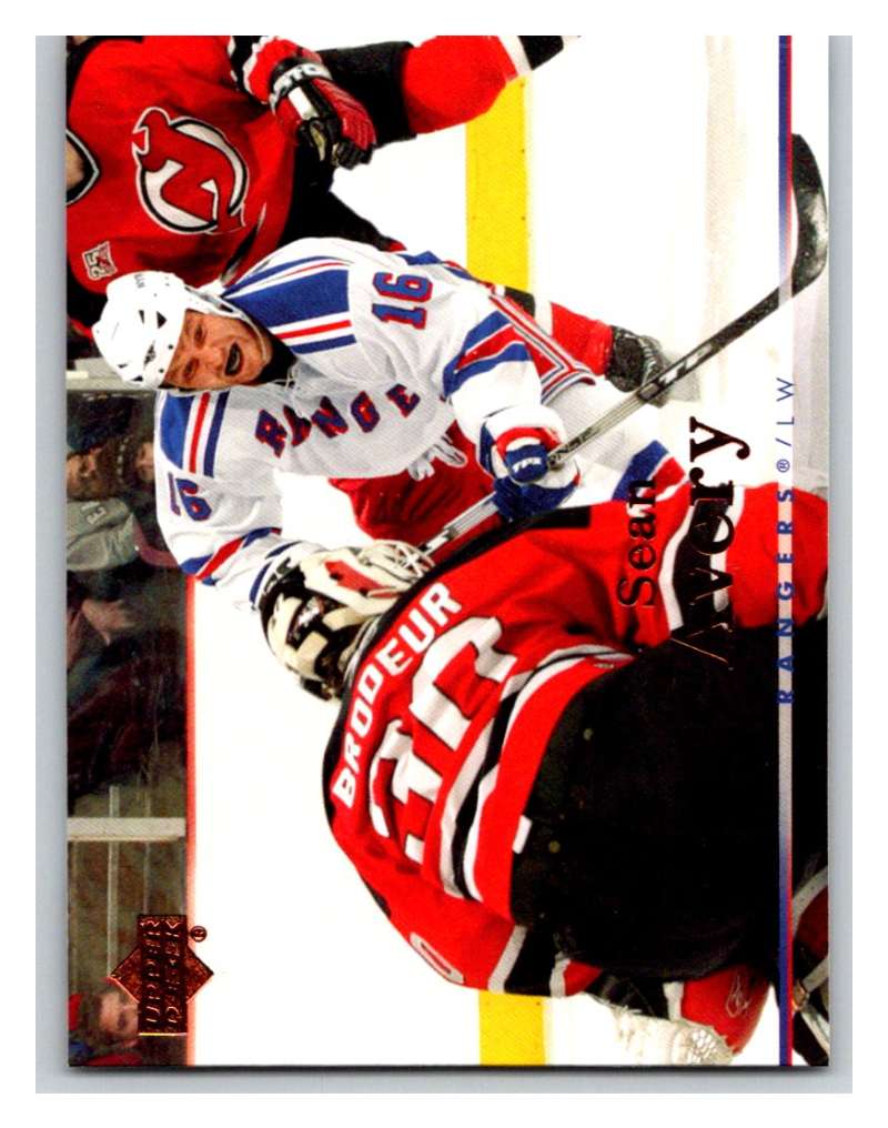 2007-08 Upper Deck #118 Sean Avery NY Rangers Image 1