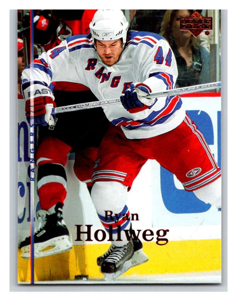 2007-08 Upper Deck #121 Ryan Hollweg NY Rangers Image 1