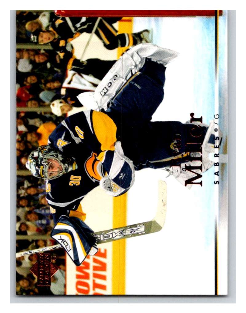 2007-08 Upper Deck #134 Ryan Miller Sabres Image 1