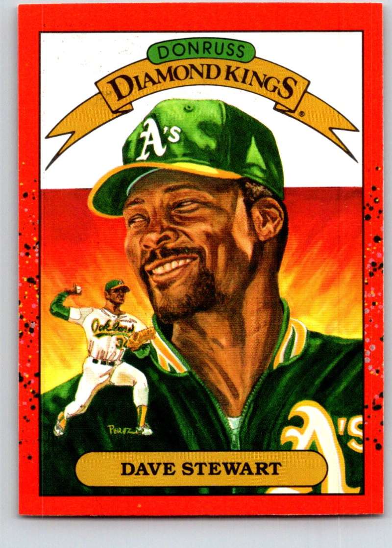 1990 Donruss #6 Dave Stewart DK Mint Image 1