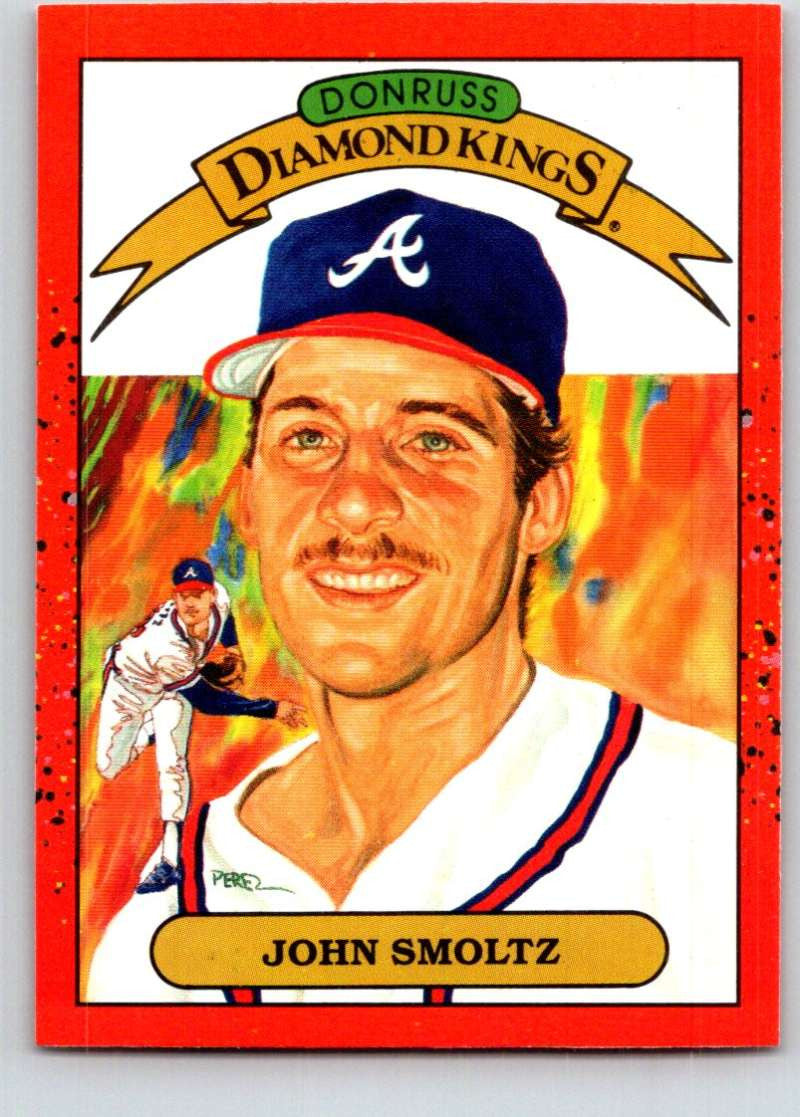 1990 Donruss #8 John Smoltz DK Mint
