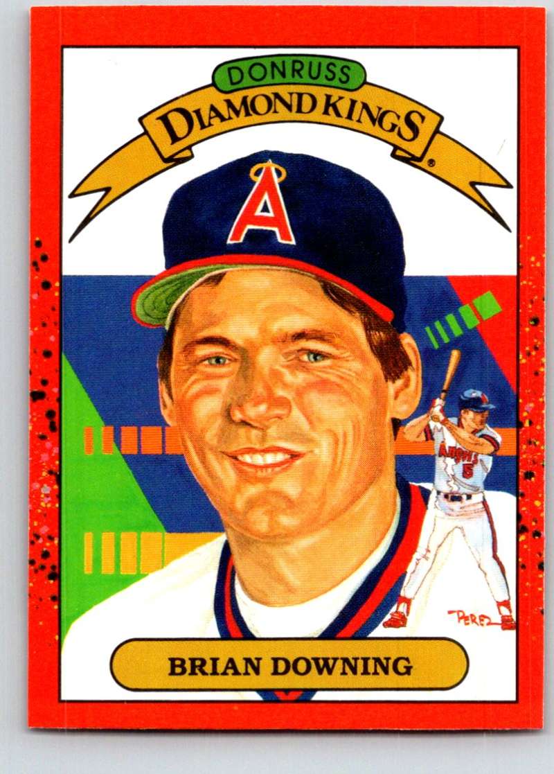 1990 Donruss #10 Brian Downing DK ERR Mint Image 1
