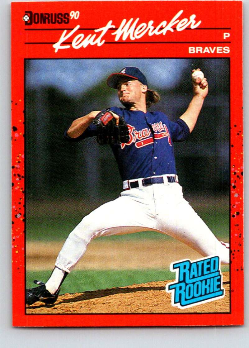 1990 Donruss #31 Kent Mercker Mint RC Rookie Image 1