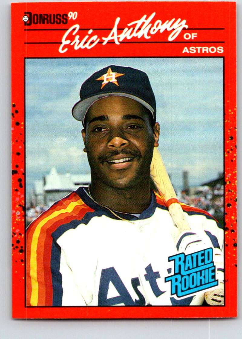 1990 Donruss #34 Eric Anthony Mint RC Rookie Image 1