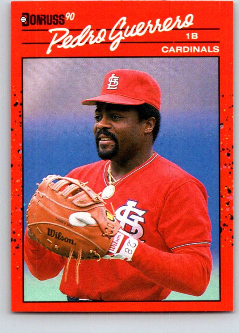 1990 Donruss #63 Pedro Guerrero Mint Image 1