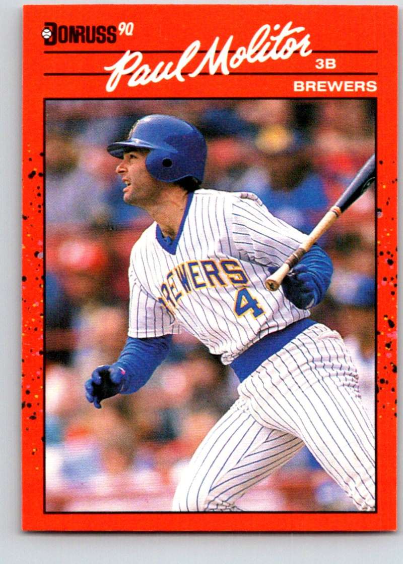 1990 Donruss #103 Paul Molitor Mint Image 1