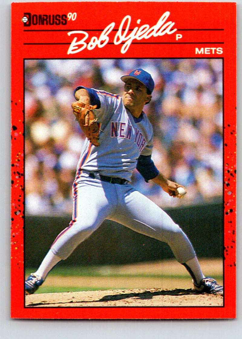 1990 Donruss #117 Bob Ojeda Mint Image 1