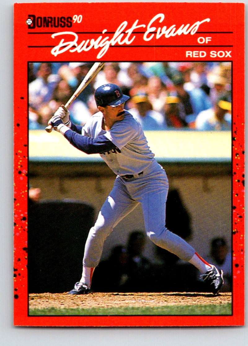 1990 Donruss #122 Dwight Evans Mint Image 1