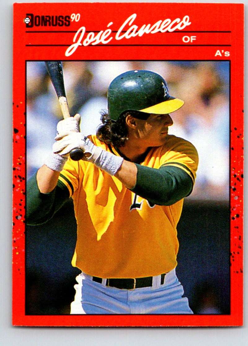 1990 Donruss #125 Jose Canseco Mint Image 1