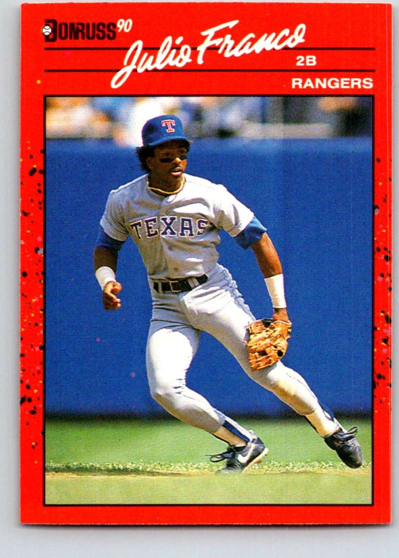 1990 Donruss #142 Julio Franco Mint Image 1