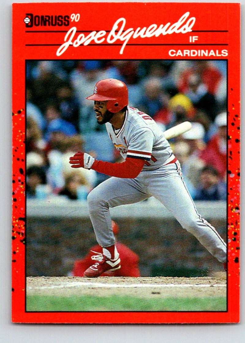 1990 Donruss #161 Jose Oquendo Mint Image 1