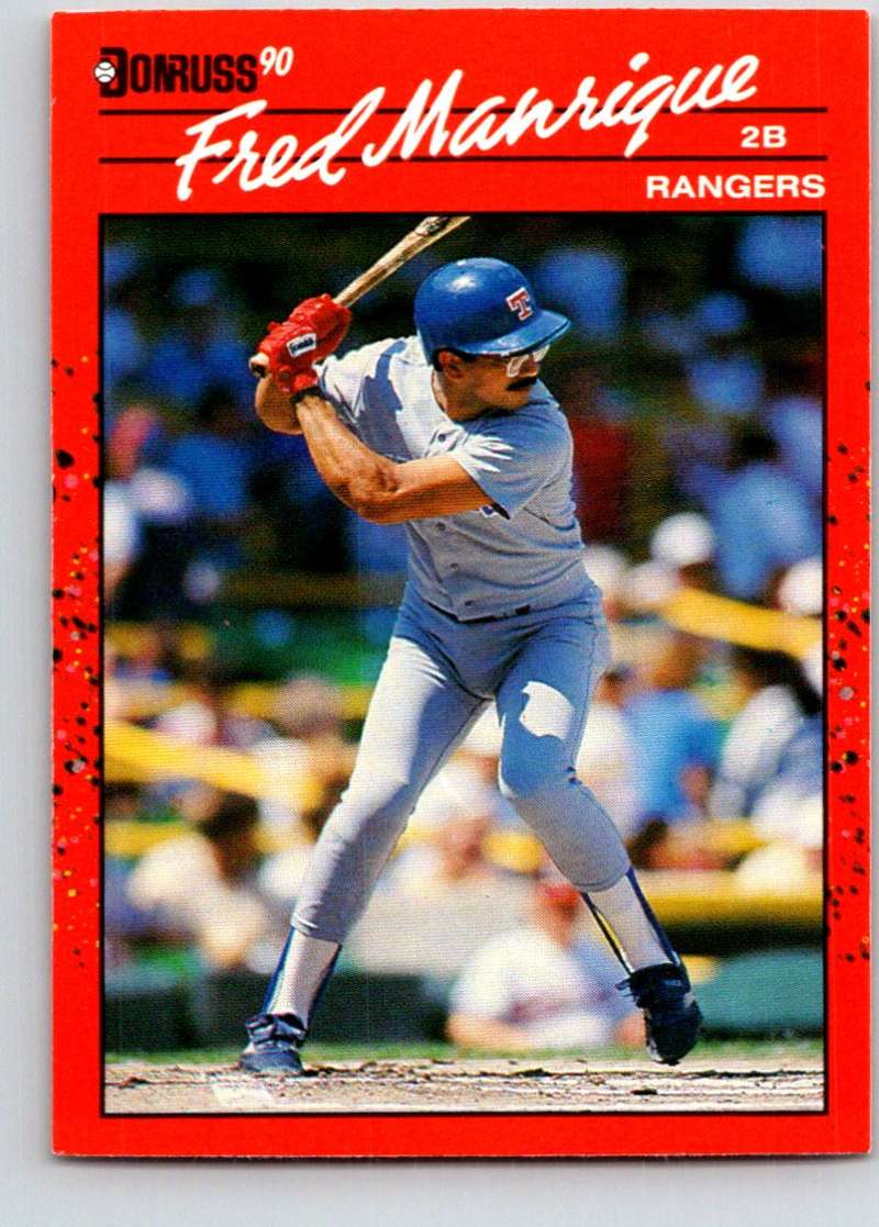 1990 Donruss #165 Fred Manrique Mint Image 1