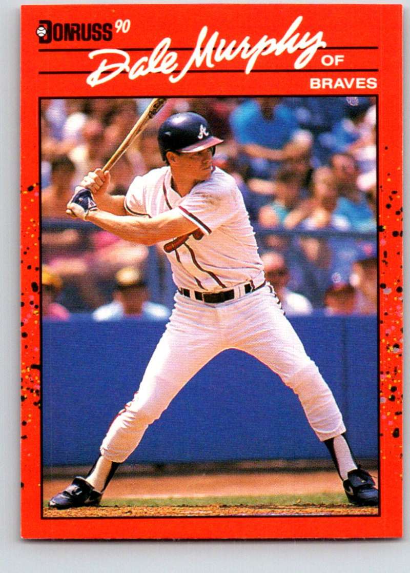 1990 Donruss #168 Dale Murphy Mint Image 1