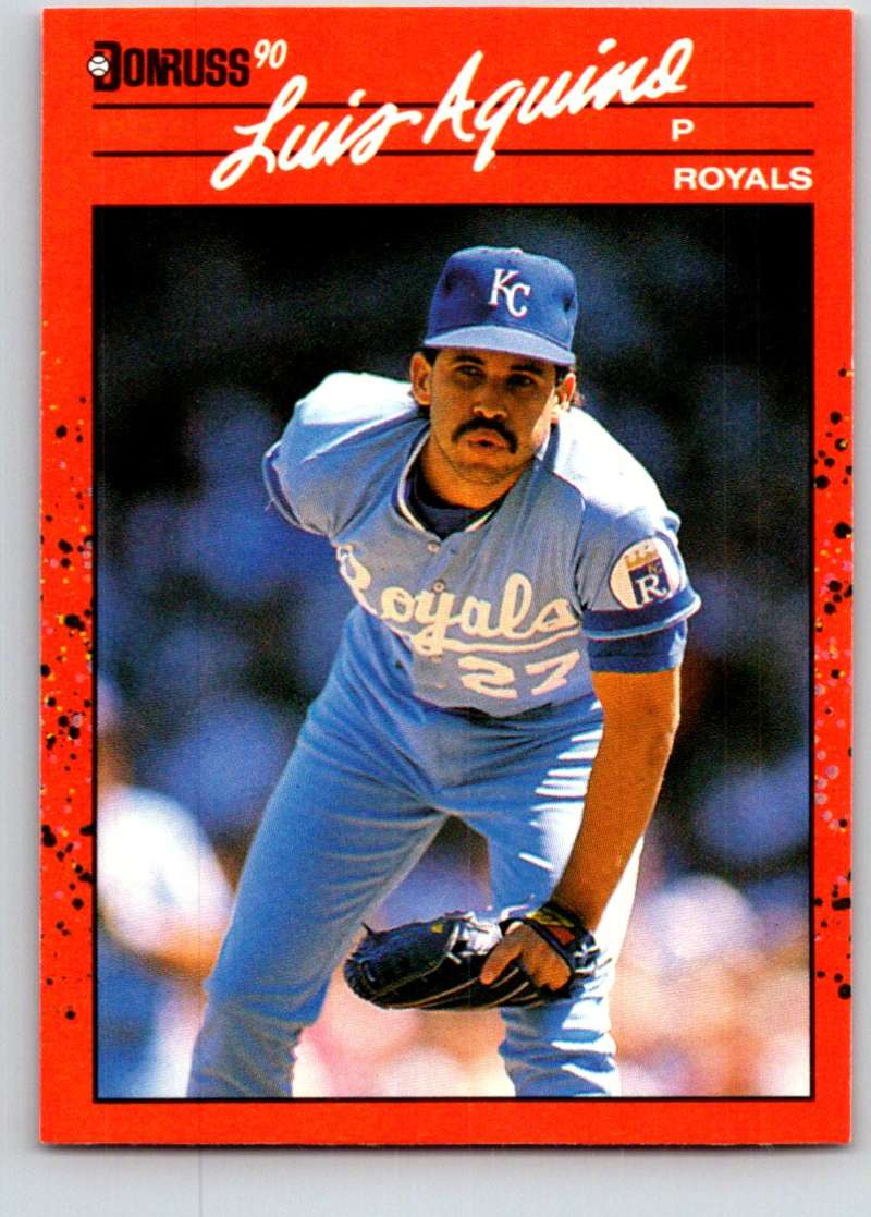 1990 Donruss #179 Luis Aquino Mint Image 1