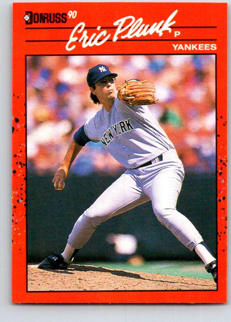 1990 Donruss #196 Eric Plunk Mint Image 1