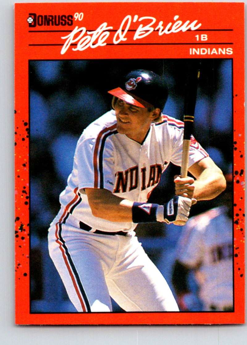 1990 Donruss #202 Pete O'Brien Mint Image 1