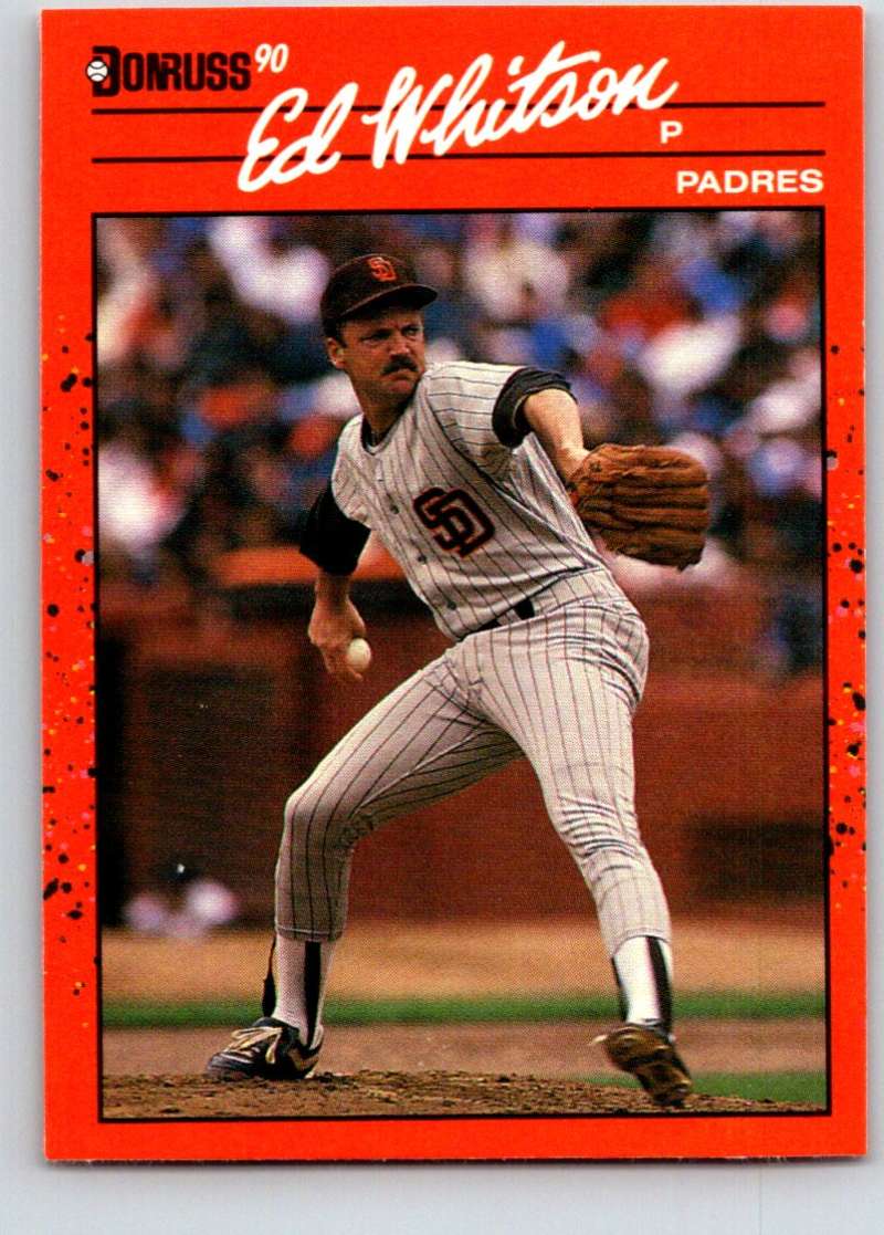 1990 Donruss #205 Ed Whitson Mint Image 1