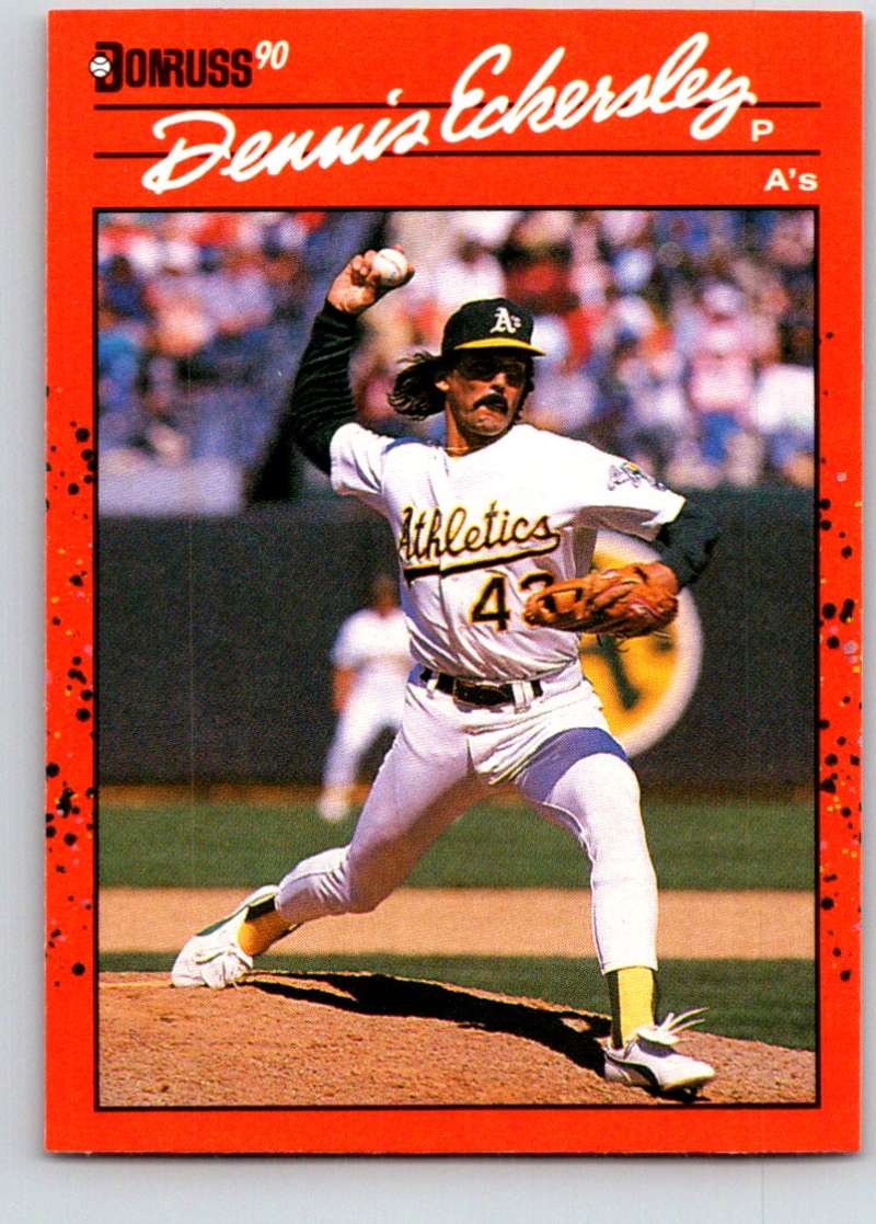 1990 Donruss #210 Dennis Eckersley Mint Image 1