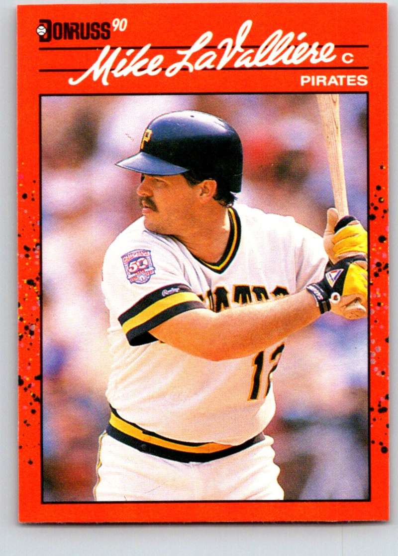 1990 Donruss #211 Mike LaValliere Mint Image 1