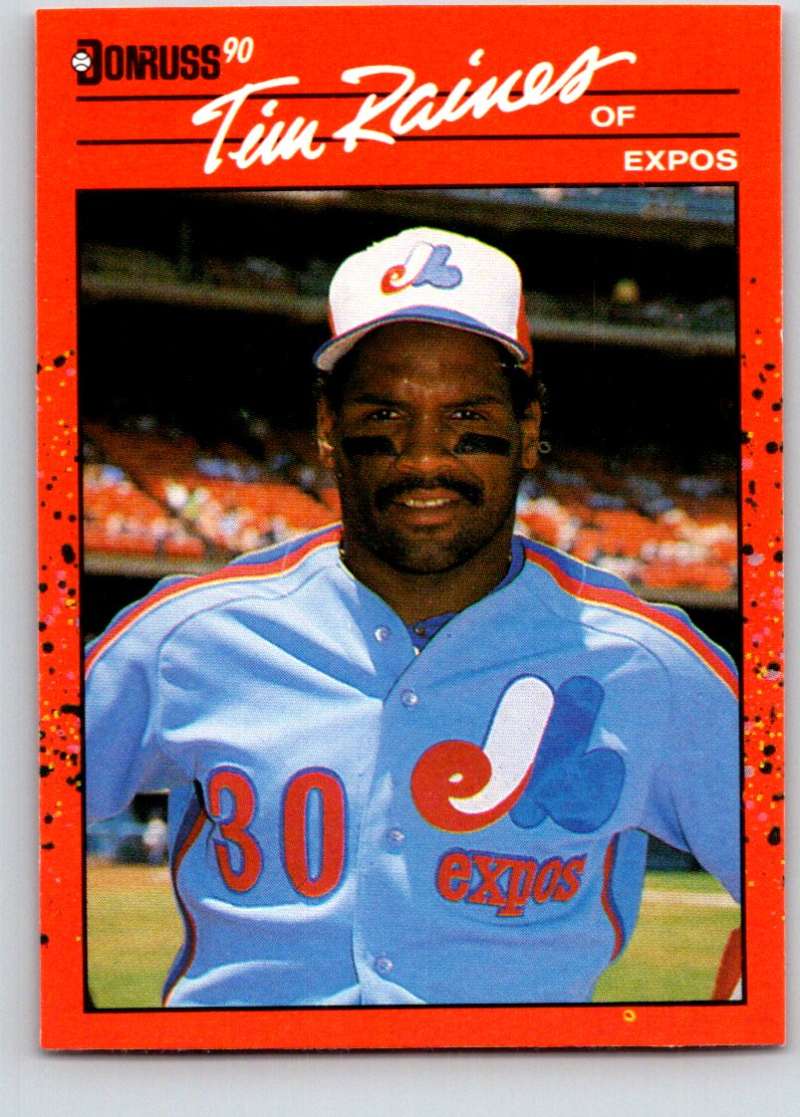 1990 Donruss #216 Tim Raines Mint Image 1
