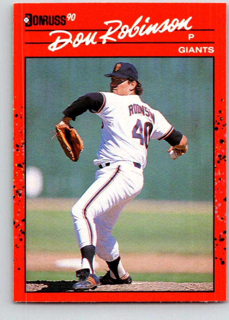 1990 Donruss #258 Don Robinson Mint Image 1