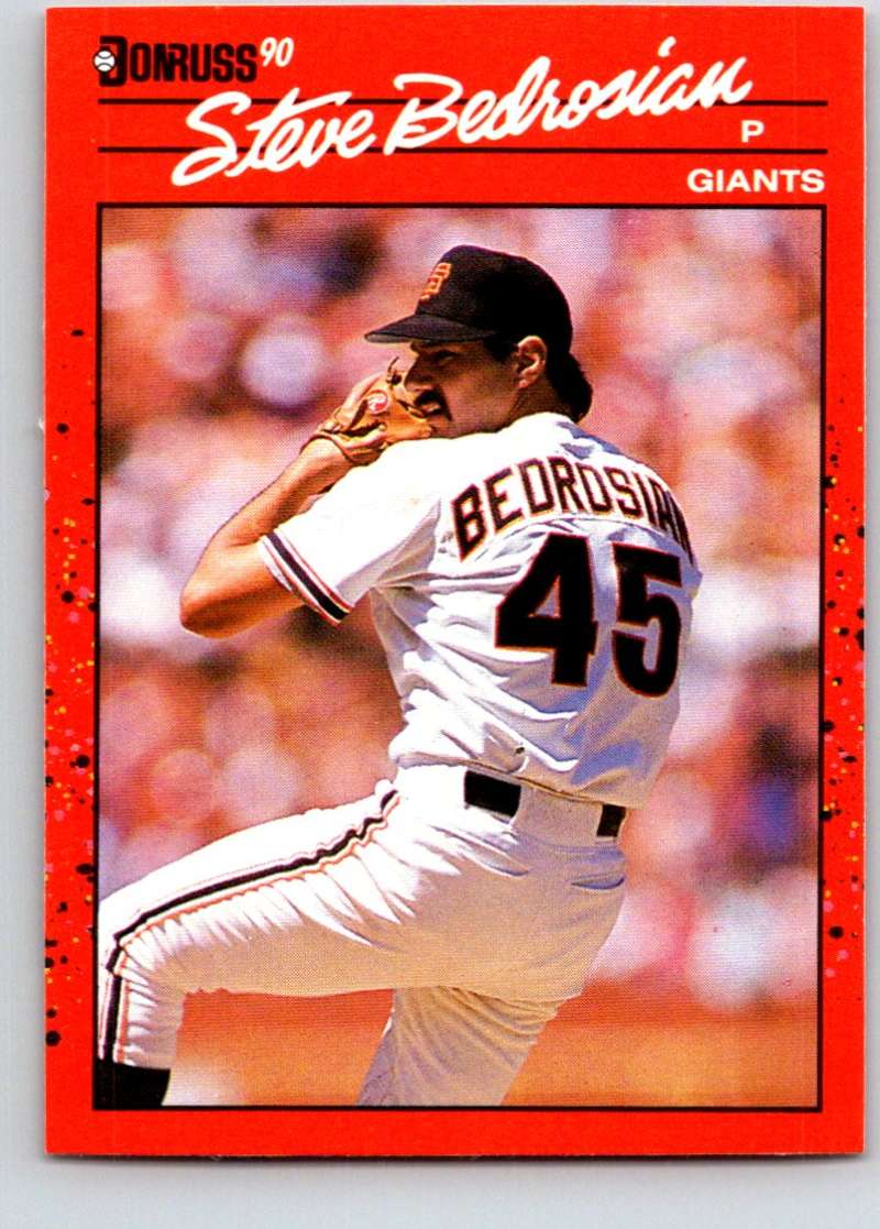 1990 Donruss #295 Steve Bedrosian Mint Image 1