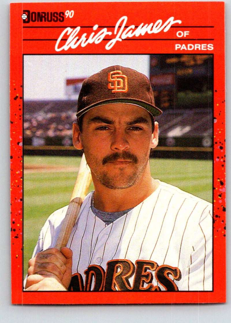 1990 Donruss #323 Chris James Mint Image 1