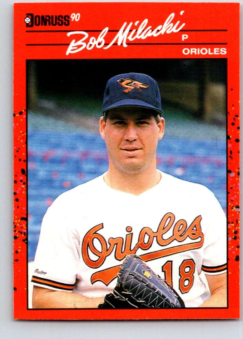 1990 Donruss #333 Bob Milacki Mint Image 1