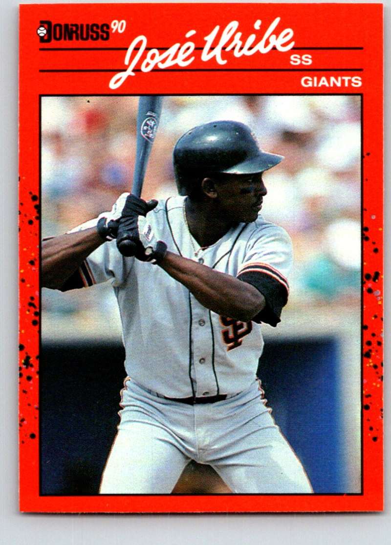 1990 Donruss #335 Jose Uribe Mint Image 1
