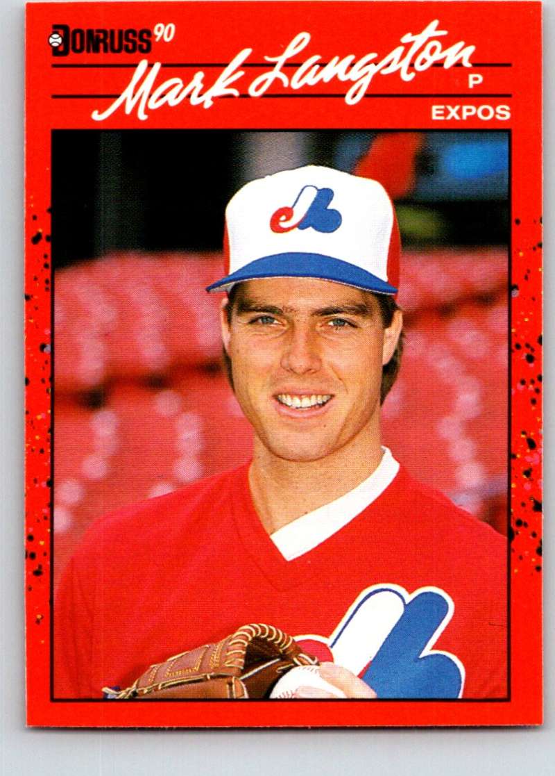 1990 Donruss #338 Mark Langston Mint Image 1
