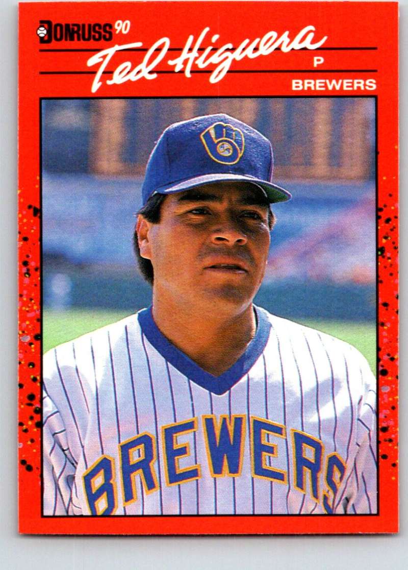 1990 Donruss #339 Teddy Higuera Mint Image 1