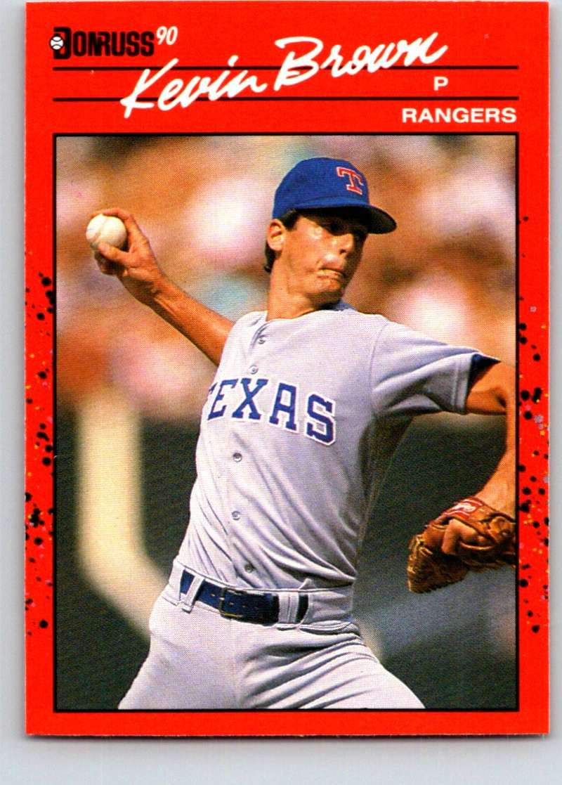 1990 Donruss #343 Kevin Brown UER Mint Image 1