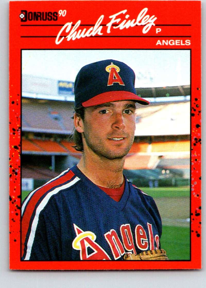 1990 Donruss #344 Chuck Finley Mint Image 1