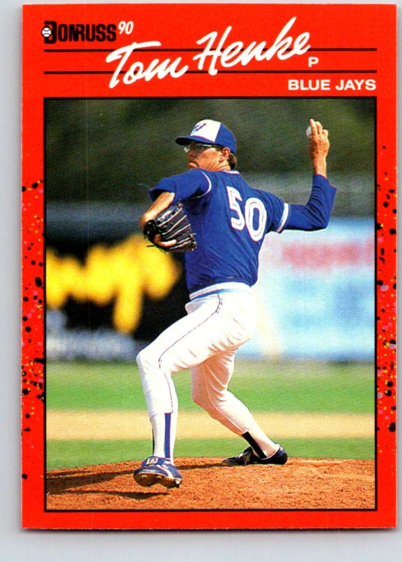 1990 Donruss #349 Tom Henke Mint Image 1