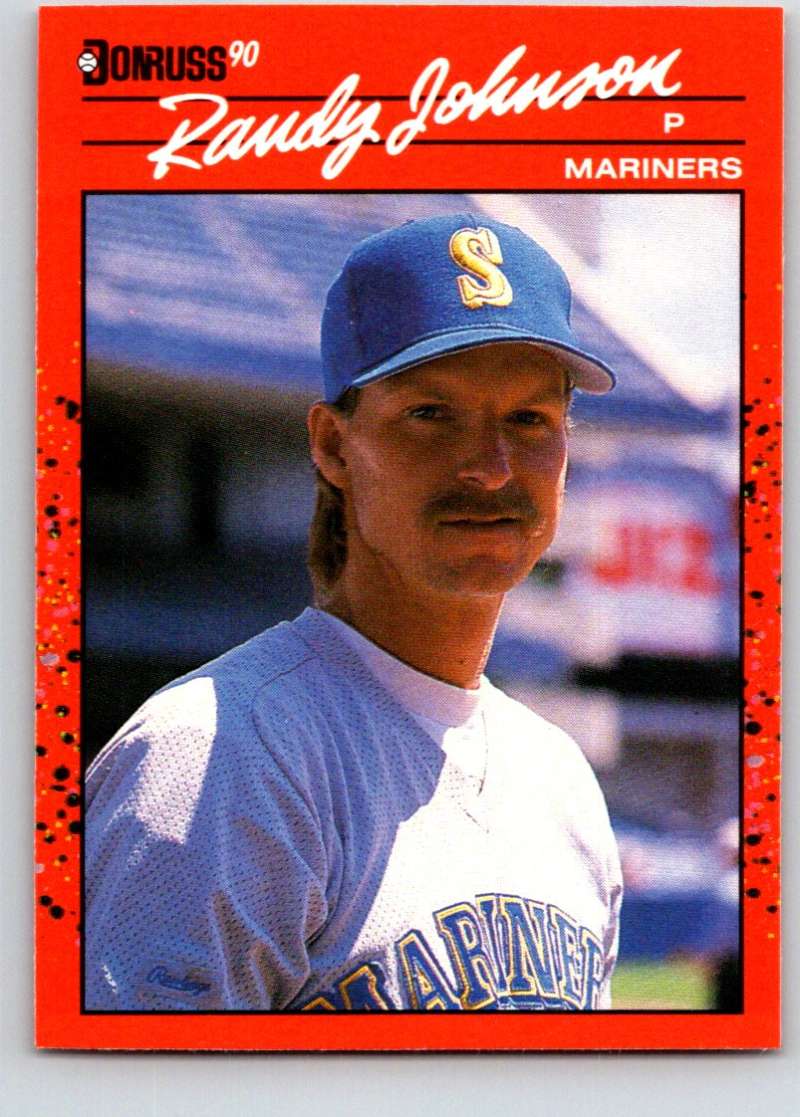 1990 Donruss #379 Randy Johnson Mint Image 1