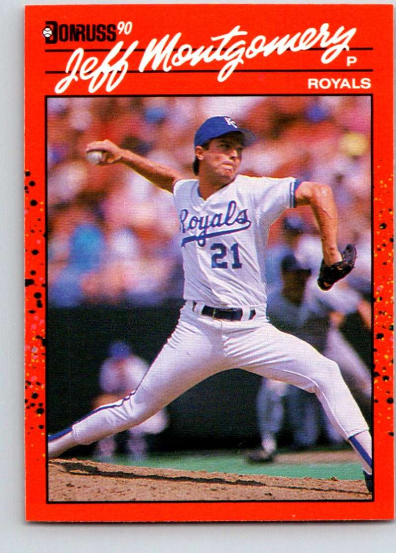1990 Donruss #380 Jeff Montgomery Mint Image 1