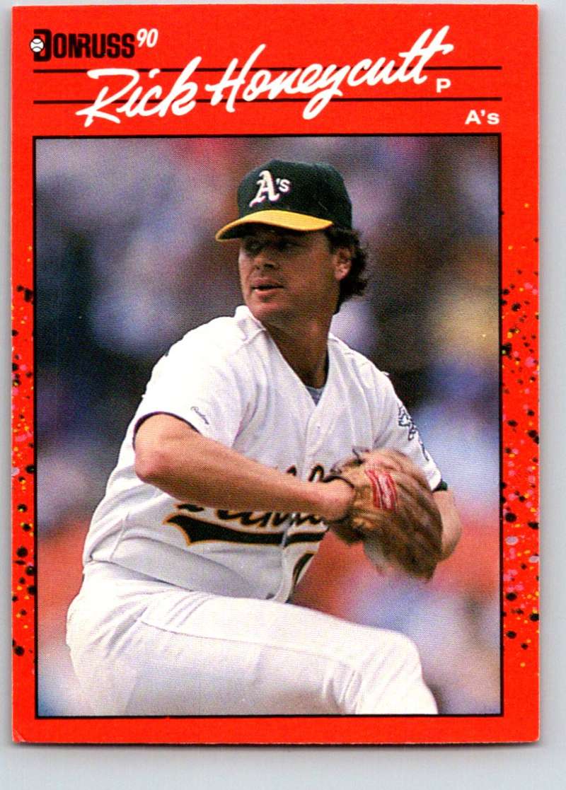 1990 Donruss #386 Rick Honeycutt Mint Image 1