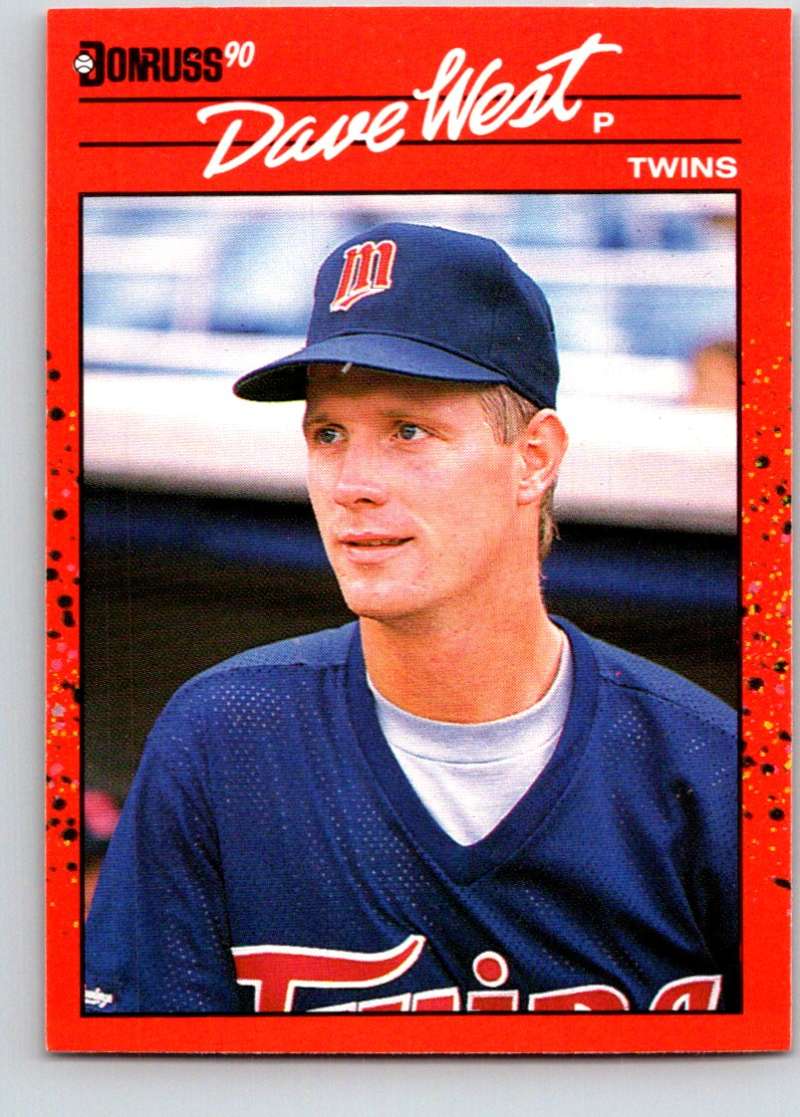 1990 Donruss #387 David West Mint Image 1